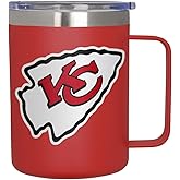 FOCO NFL unisex-adult NFL Team Color Insulated Stainless Steel 14oz Travel Mug w Lid