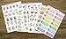 PPAPPAPPIYO Cat Planner Sticker Accessories, Journals, Calendars, Weekly Stickers / 12 Sheets Size 4 X 5.5 Inch
