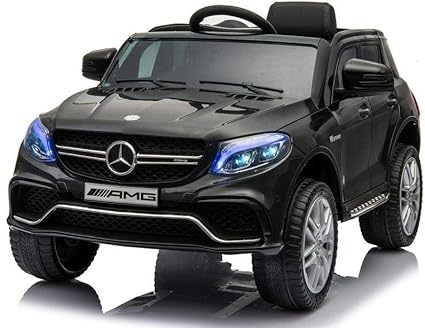 Mercedes Licensed Amg Gle 63 S 12v Kids Electric Ride On Car Black Amazon Co Uk Toys Games