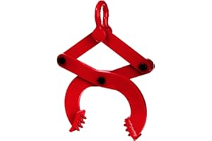 Fasmov Pallet Puller Clamp 1T/2205LBS Pallet Jack Puller Steel Single Scissor Hook Puller, 5.9 Inches Bigger Jaw Opening Pallet Grabber, Heavy Duty Steel Single Scissor for Pulling Pallets, Woods