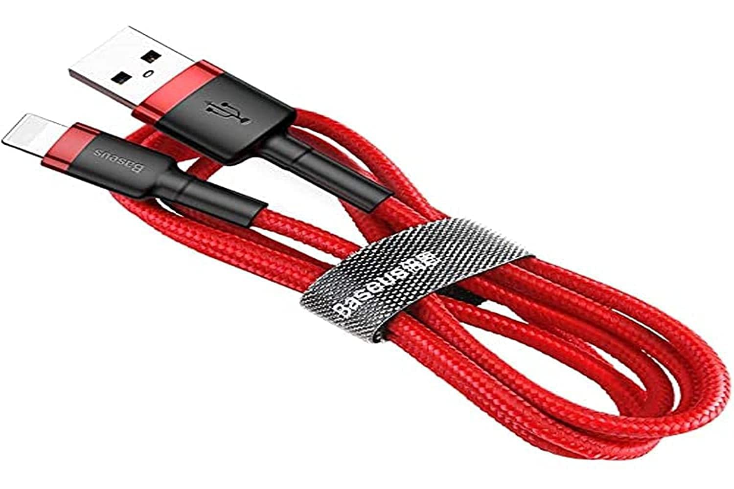 Baseus Cafule Cable - USB to Lightning Cable, 2.4 A, 0.5 m (Red)