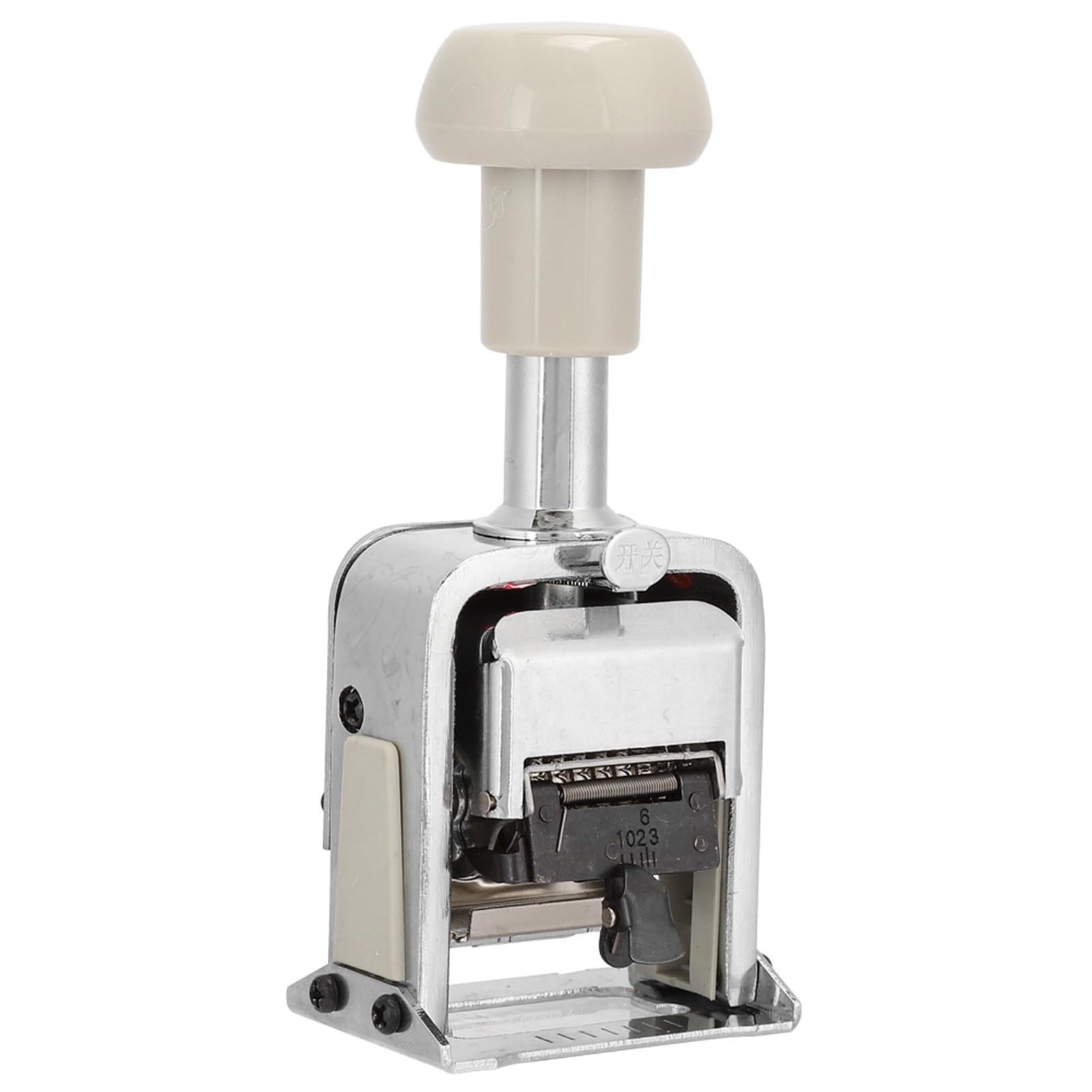 AUHX Automatic Numbering Machine, Stamping Machine Automatic Coding Machine, 7-Numder for Office Equipment School Supplies