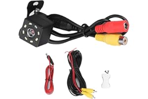 Kuuleyn HD Car Backup Camera, Car Rear View Camera IP68 Waterproof 8 LED Reverse Backup Parking Night Vision Camera for Unive