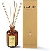 LEAMERR Reed Diffuser Sets - 8.8 oz (250 ml) Super Cedar Scented Diffuser with Sticks Home Fragrance Reed Diffuser for Bathroom Shelf Decor