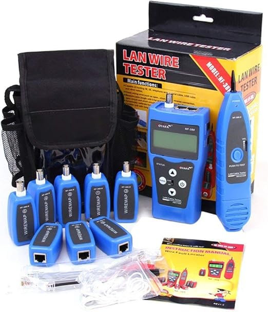 Leoboone Noyafa NF388 Versión en inglés Probador de cable de red