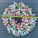 The Wreath Depot Coral Tulip Front Door Wreath 19 Inch, Stunning Silk Full Front Door Wreath, Designed in USA