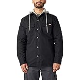 Dickies Men's Relaxed Fit Icon Hooded Quilted Shirt Jacket