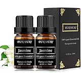 2pcs Jasmine Essential Oils for Massage, Diffuser, Humidifier - 100% Pure Fragrance Oil 10ML