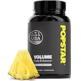 POPSTAR Labs Semen Volume Booster - Men's Semen Health & Fertility Supplement - Doctor Formulated to Increase Load Volume - Made in USA - Non-GMO, Organic, Vegan - 120 Capsules (1 Month Supply)