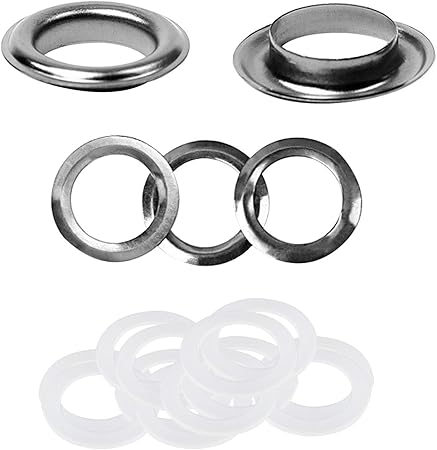 Trimming Shop Gunmetal 30mm Rust Proof Eyelets With Brass