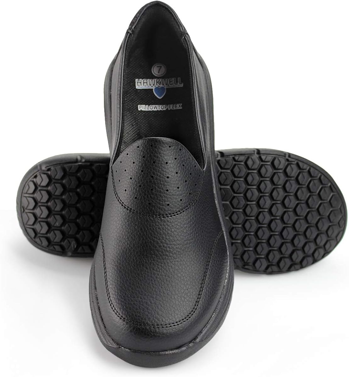 hawkwell women's lightweight comfort slip resistant nursing shoes