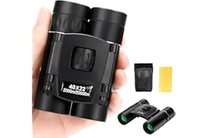 40X22 High Definition Handheld Binocular Telescope for Adults and Kids Mini Powerful for Concert Theater Opera, Pocket Binoculars for Travel Hiking Bird Watching Hunting Teaching Education
