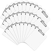 Dry Erase Clipboards, HERKKA 32 Pack Hardboard Office Whiteboard Clipboards Low Profile Clip Standard A4 Letter Size, ECO Friendly, Size 12.5 x 9 Inch