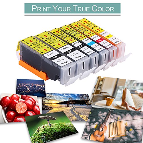 Rxlife Inks and Toner Cartridges Compatible for Canon PGI-250 CLI-251 PGI-250XL CLI-251XL Replacement for Inkjet Printers CLI251xl pgi250xl Pixma IP7220, MG5420, MG6320, MX722, MX922 (20 Pack)