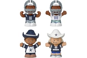 Little People Dallas Cowboys NFL Collector Figure Set, OS