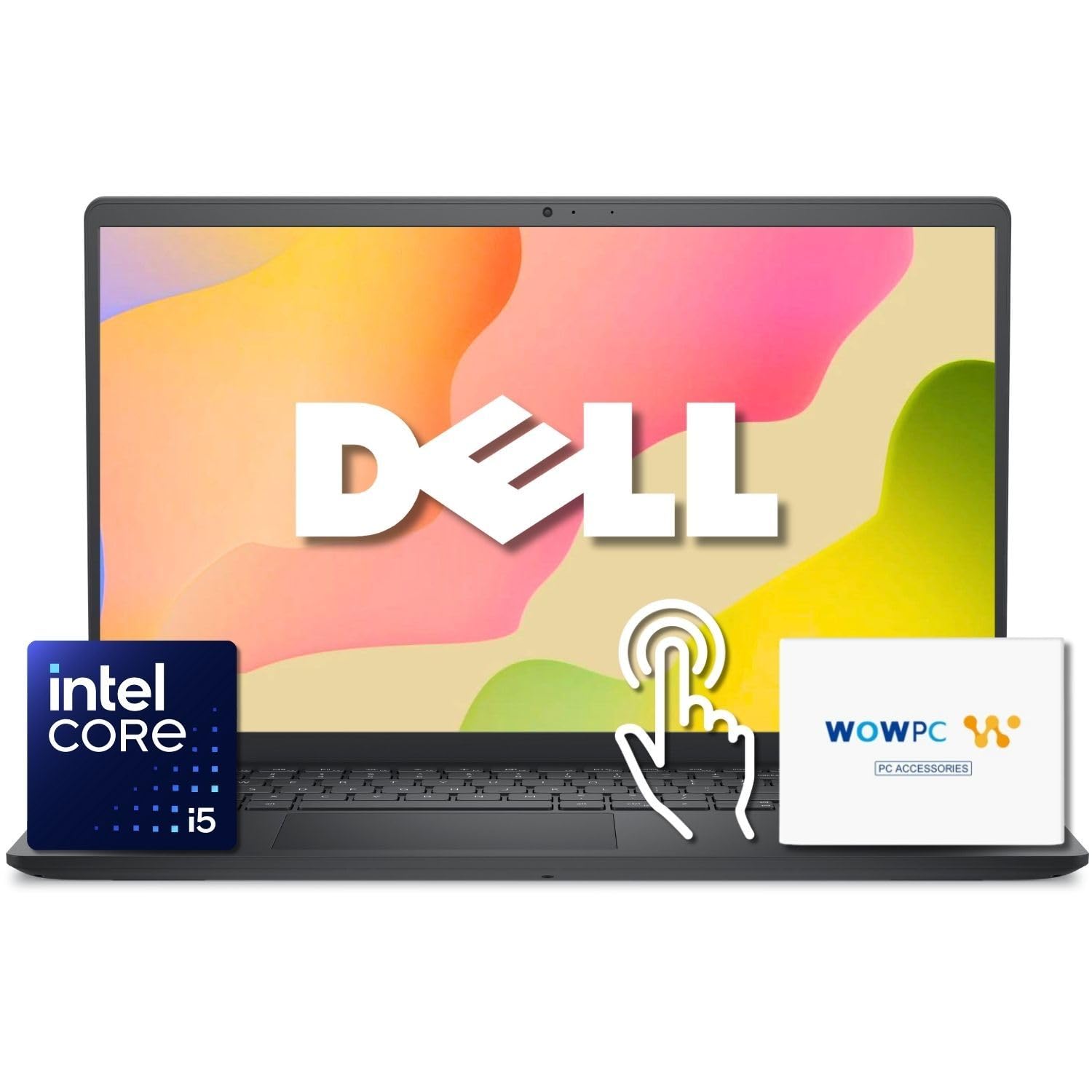 Dell Inspiron 15 Laptop | 15.6" FHD Touchscreen | Intel Core i5 | 64GB DDR4 RAM | 1.5TB Storage (1TB PCIe SSD + 512GB External) | Full-Size Keyboard with Numeric Keypad | Win 11 | w/WOWPC Bundle