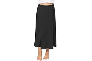 STRETCH IS COMFORT Youth Girls Flowy A-Line Skirt Knee Length and Ankle Length | Kids | Sizes 4-16