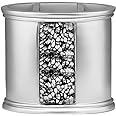 Zahari Home Sinatra Bath Tooth Brush Holder Modern Tooth Brush and Toothpaste Holder, Silver