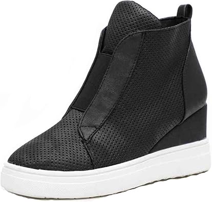 black sneaker booties