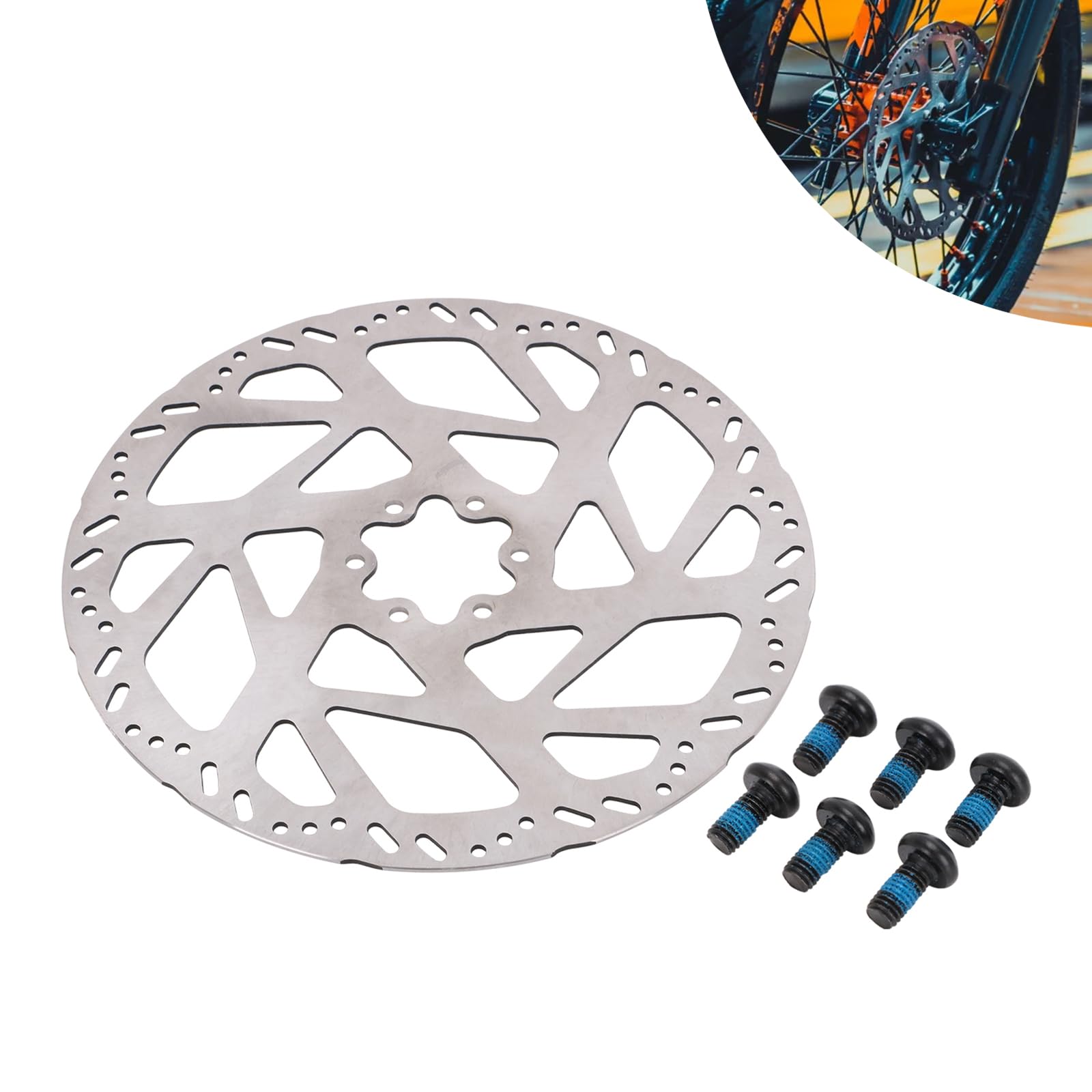 Photo 1 of JFG RACING Front Brake Rotor for Surron Light Bee,Dirt Bike Brake Disc for Electric Dirt Bike Surron Light Bee X/Surron Light Bee S