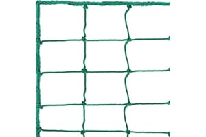 Aoneky Soccer Backstop Net 10x10ft/ 10x20ft/10x30ft, 4'' Square Mesh, 0.1'' Heavy Duty PE Cord - Soccer Football Containment Net Stop Ball Going Over Fence Garden