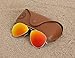 Ray-Ban RB3025 Aviator 58mm Gold Orange Flash Sunglasses