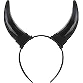 MOSTORY Halloween Devil Horns Headband - Demon Horns for Renfaire Photo Shoot
