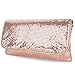 Women's Bling Clutch Handbag Aluminum Metal Mesh Evening Bag Cocktail Party Wedding