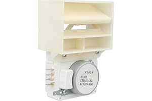 AREMAE 242303001 Air Damper Control Assembly Refrigerator Damper Assembly Compatible with Frigidaire Crosley White replaces 242303001，AP5788340, PS8746718, EAP8746718, 3016452 Fits DFH, FFE, FFH, FFS, LFS