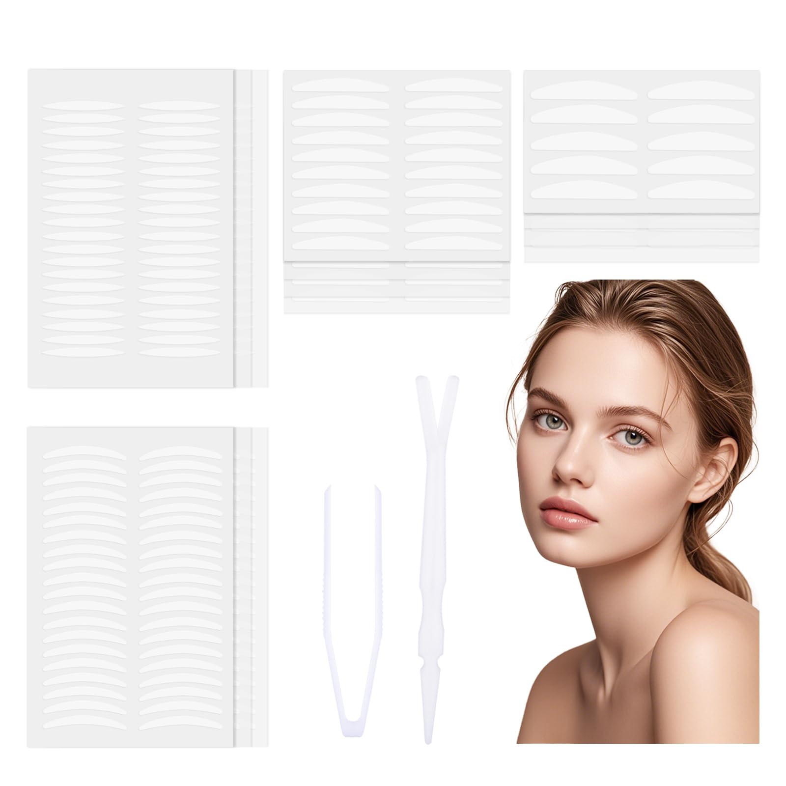 Photo 1 of 1000-Pcs Eyelid Lifter Strips Tapes: Wendy, Invisible, Waterproof, Long-Lasting, for Hooded, Heavy, Uneven, Droopy, Double Eeyelids