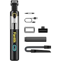 Fanttik Slim V8 Mate Cordless Car Vacuum High Power, 12000Pa/30AW, RobustClean™ Handheld Vacuum with Flexible Hose and Pet Br