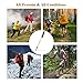 KevenAnna Trekking Poles, Adjustable Retractable Anti-Shock Durable Aluminum Hiking Poles for Outdoor Hiking Walking Trekking Climbing Stick, 1 Piece (yellow)