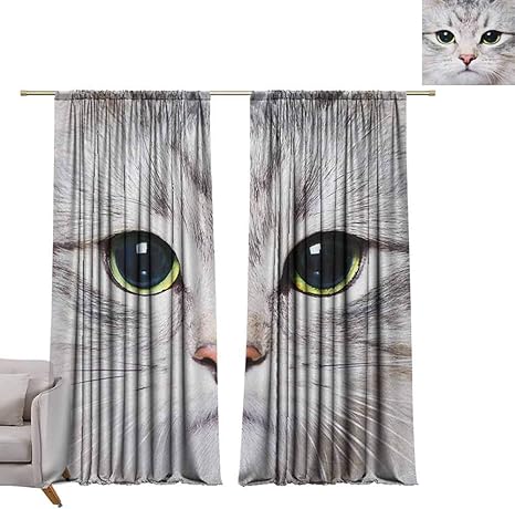 Amazon Tr G カーテン リビングルーム遮光 断熱 ドレープ 猫 クールなヒップスターキャット サングラス付き 面白い顔 ユーモアキャラクター いたずら書き ブラック ホワイト ピンク 100 W X 96 L ラグ カーテン ファブリック オンライン通販