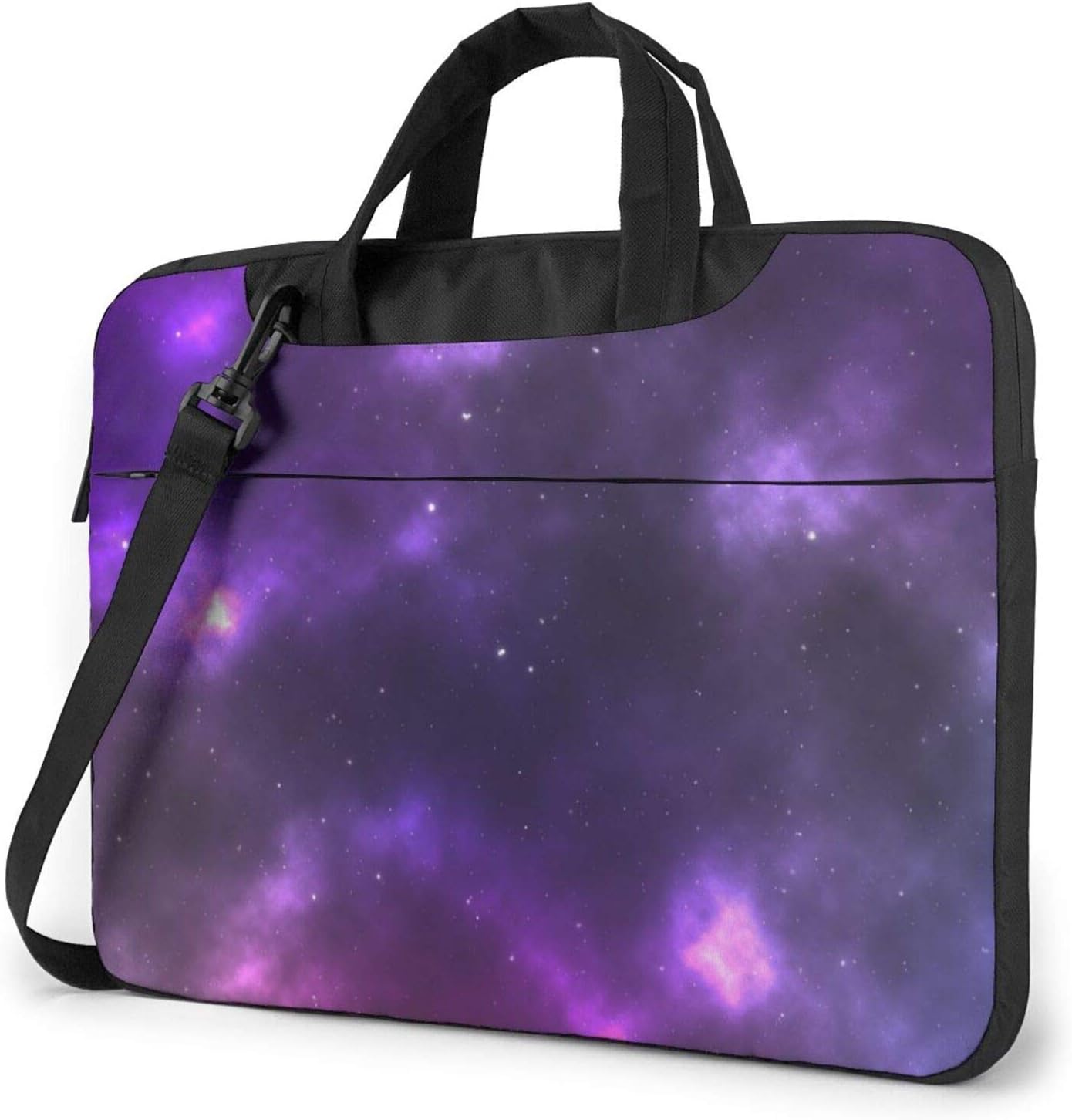 Magic Galaxy Sky Purple Laptop Messenger Bag Maletín para ordenador