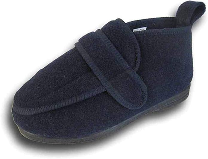 extra wide fit mens shoes velcro fastening