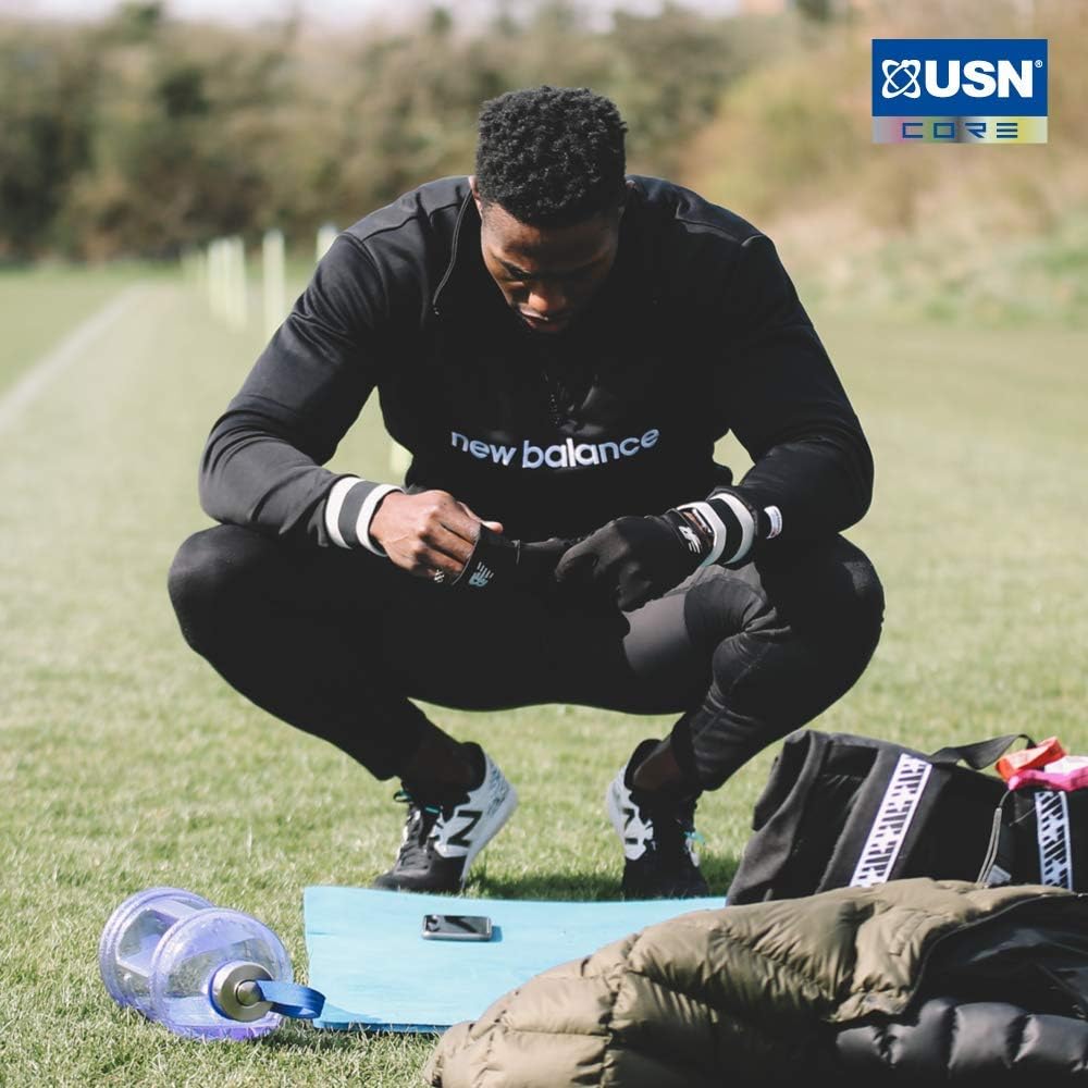 USN BCAA Power Punch Energy, Eaa's with Caffeine, Intra Workout Mango Orange, 36 Servings 400 g, Orange Mango+, 400 g (Pack of 1) - Image 4