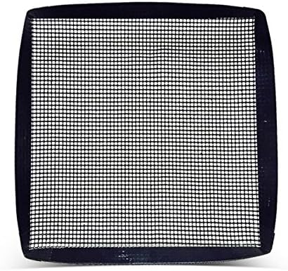 Grill Mat BBQ Tool - Non-stick Grill and BBQ Mesh Basket - Grills, Smokers, Eggs - Food Doesn't Fall Through Grates (11.8 Inch)