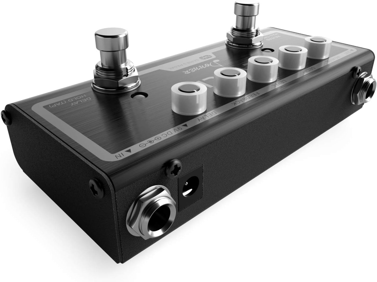 Donner Delay & Reverb Pedal 2 in 1 for Electric Guitar with Multi Effects in Metal, Tap Tempo Function, True Bypass - Image 5