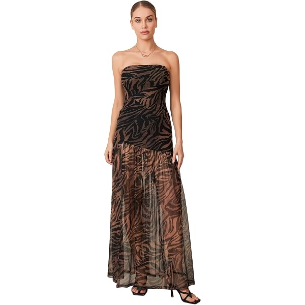 adrianna papell women's embellished mesh midi dress Sleeveless Floral Beaded Embroidery Ruffle Midi Dress In Elegant Sky Multi