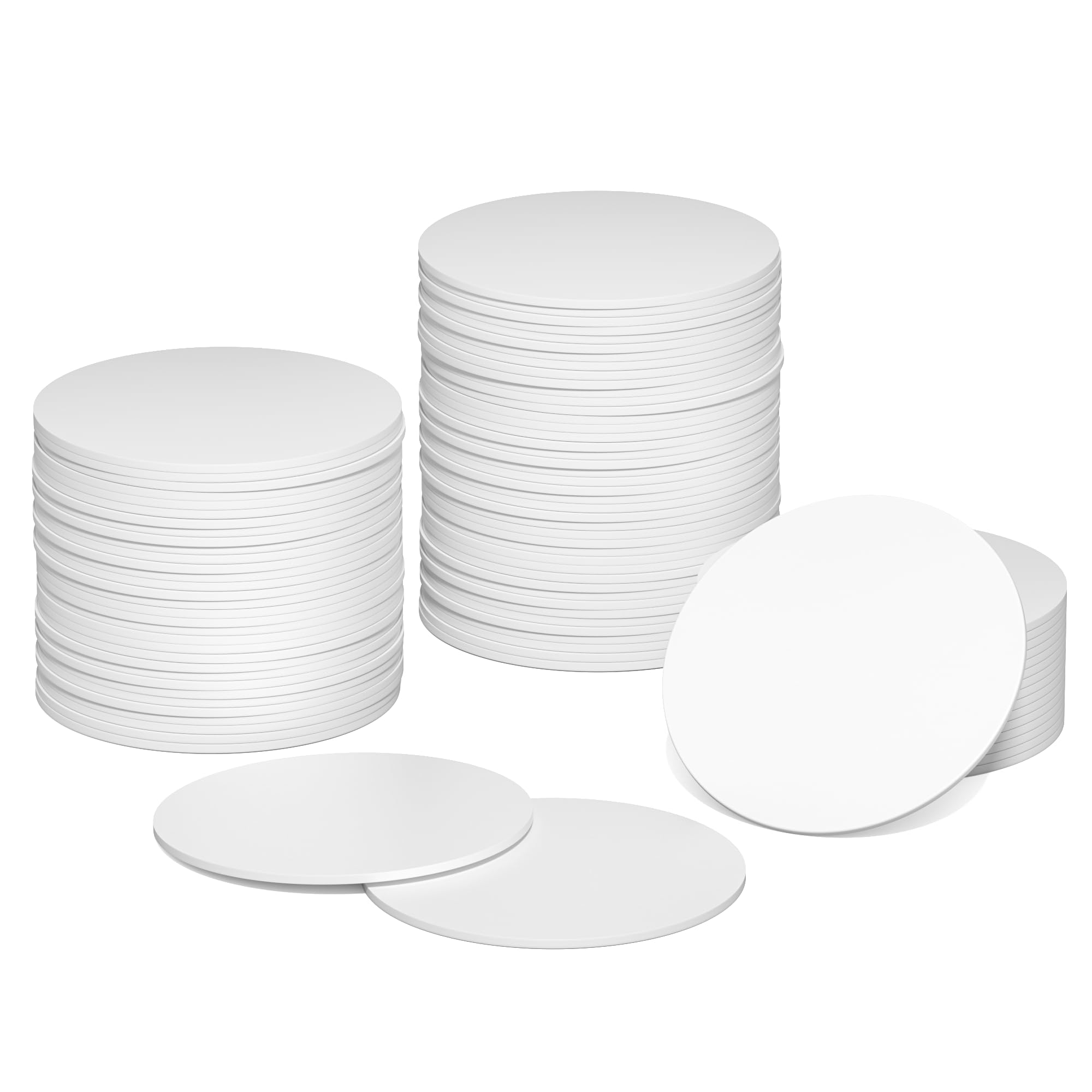 100pcs NFC Tags NTAG215 Stickers - 504 Bytes Memory, Programmable, Waterproof & Compatible with All NFC Mobile Phones - 25mm (1 inch)