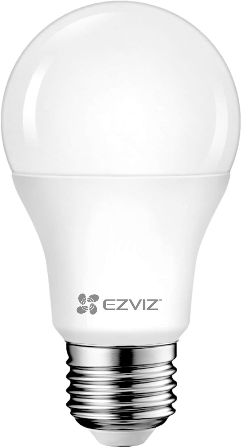 Ezviz LB1 Clear Smart Dimmable LED Bulb, E27 Fitting, WiFi 2.4GHz, No Hub Required
