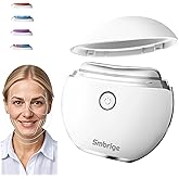 Smbrige Face Massager Tool 4 Color Modes Red Light Therapy for Face Neck Skin Care at Home ,Gua Sha Facial Tools, White