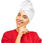 LVBGQVL Women Turbans and Head Wraps, Women African Turban Flower Knot Pre-Tied Bonnet Beanie Cap Headwrap