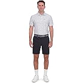 Ben Sherman Men's Performance Golf Shirts– Stretch, Extra Soft Fabric, Moisture-Wicking, Odor Resistant, Light Grey, X-Large