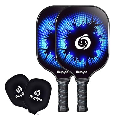 niupipo Pickleball Paddle - USAPA Pro Graphite Pickleball Paddles Set, Honeycomb Composite Core, Guard Ultra Cushion 4.5 in Grip, Pickleball Paddle Cover, Lightweight Pickleball Racket 8oz