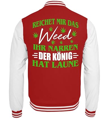 Hanf Shirt/Kiffer/Gras/Cannabis/Marihuana/Weed/Pulli/Pullover/Hoody/T-Shirt/Bong/Rauchen/Dope/Ganja/Amsterdam - College Sweat