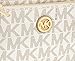 Michael Kors Signature Fulton EW Crossbody Bag PVC Vanilla