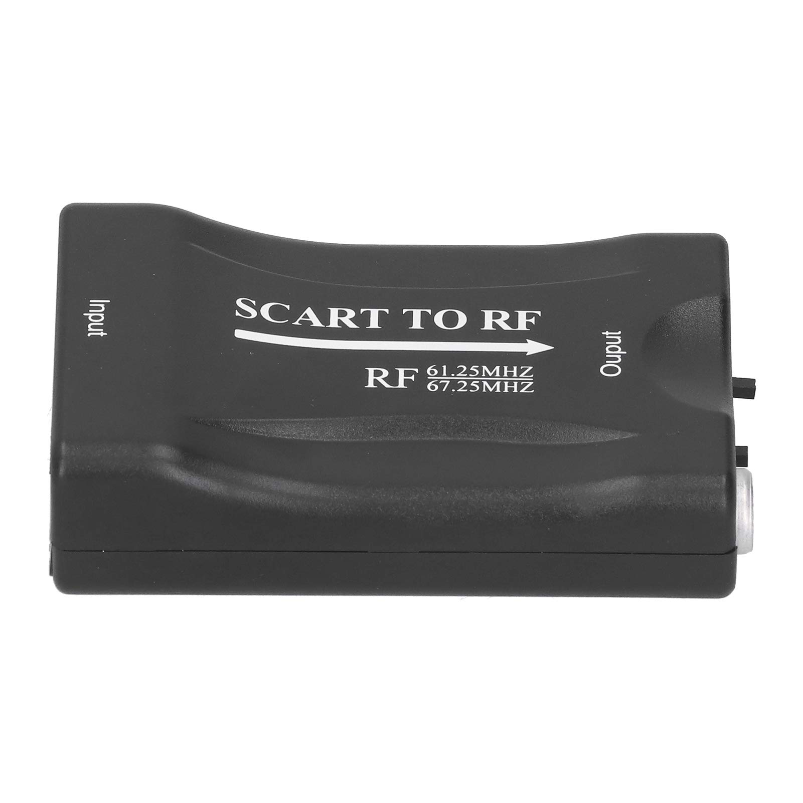 KIMISS SCART to RF Video Adapter for TV Box - 67.25Mhz/61.25Mhz Output Converter for Enhanced Connectivity
