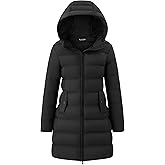 wantdo Women's Winter Puffer Coat Lightweight Warm Jacket with Hood