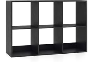 IFANNY Cube Bookcase, Small Bookshelf with Storage, Wood Toy Display Shelf, Freestanding Cube Storage Organizer, Book Shelf f